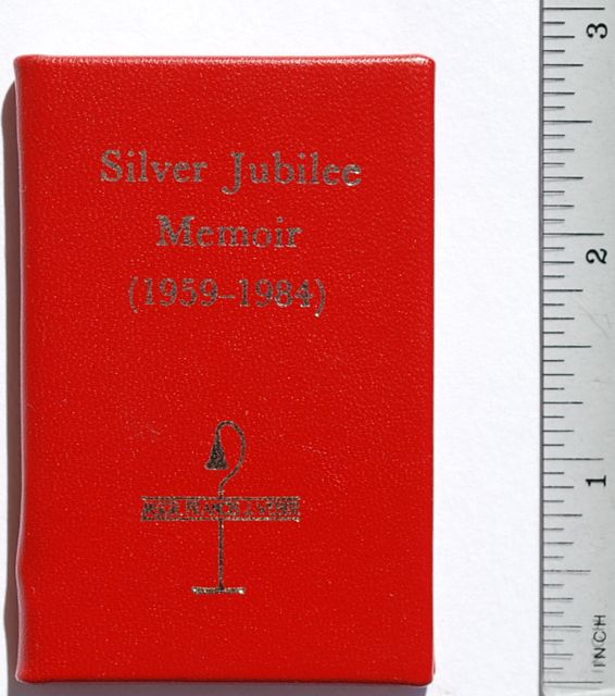 Image for Silver Jubilee Memoir (1959-1984)