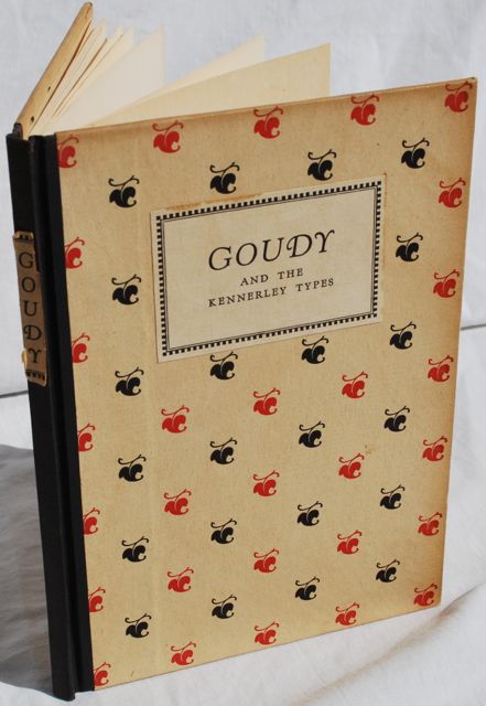 Image for Goudy and the Kennerly Types.