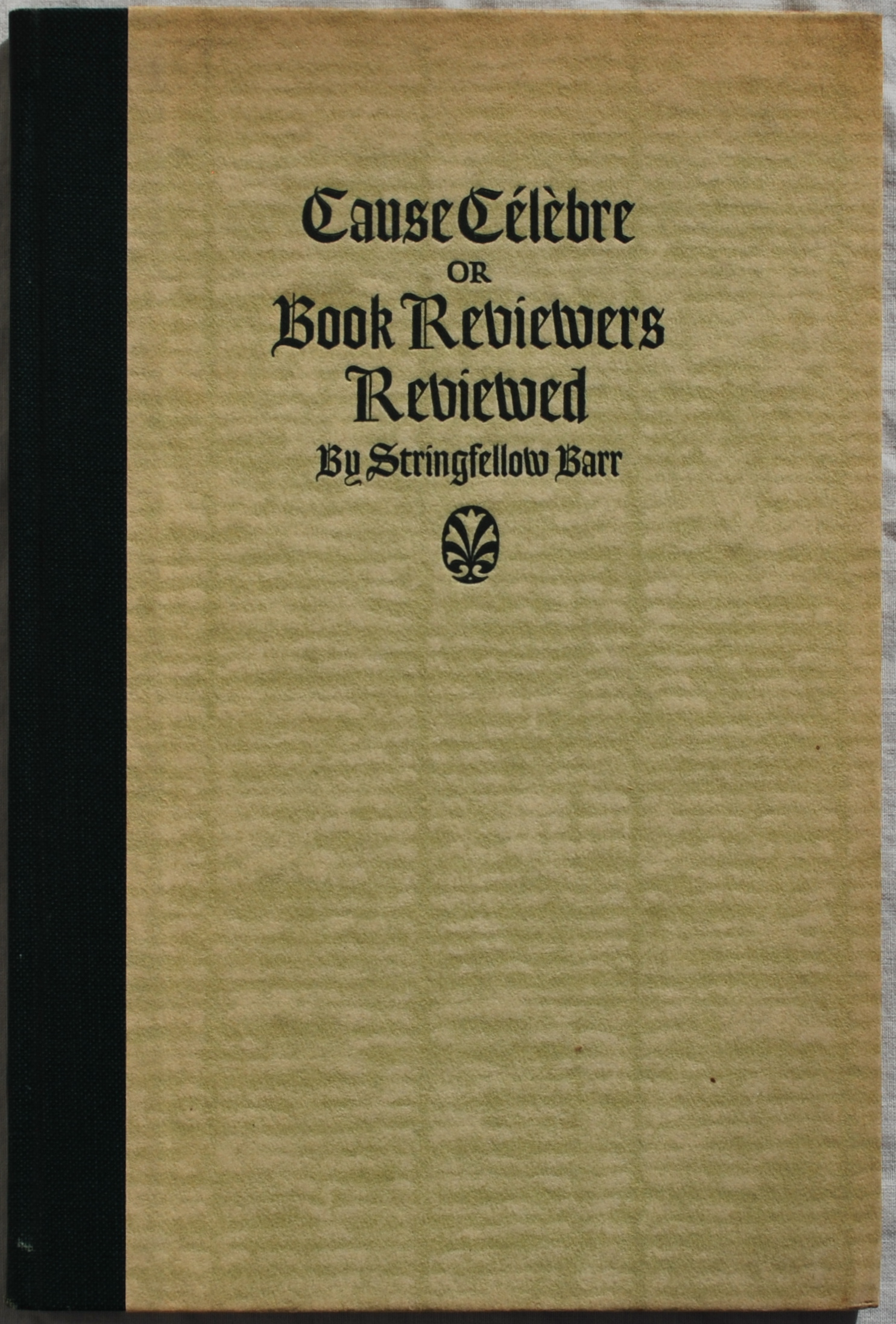 Image for Cause Celebre or Book Reviewers Reviewed