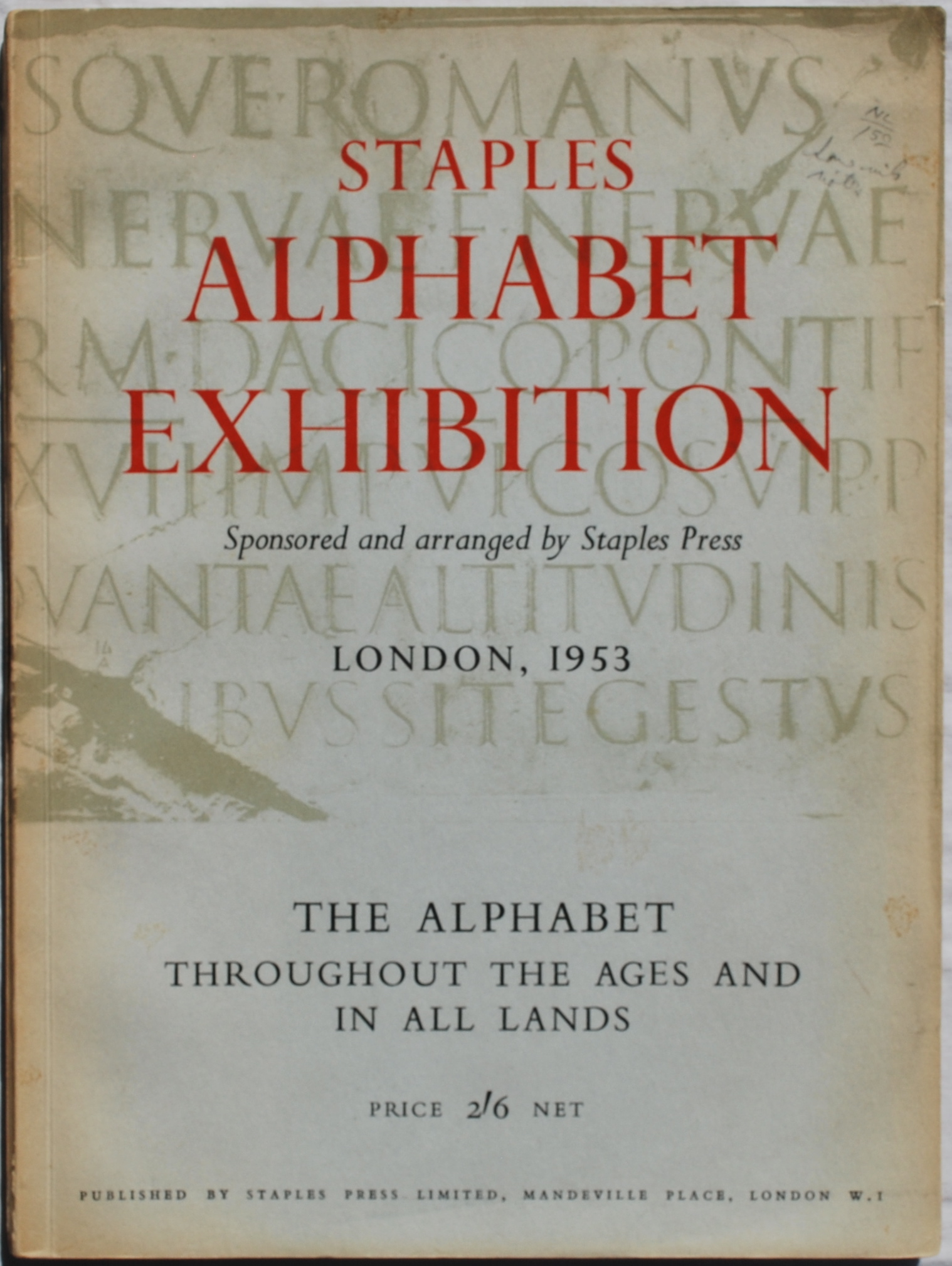Image for Staples Alphabet Exhibition.