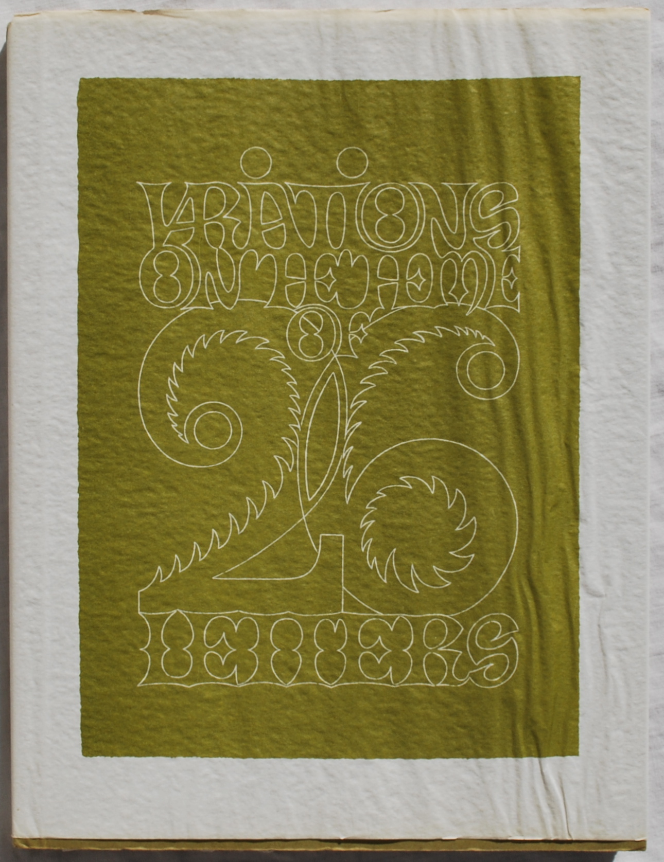Image for Variations on the Theme of Twenty-Six Letters.