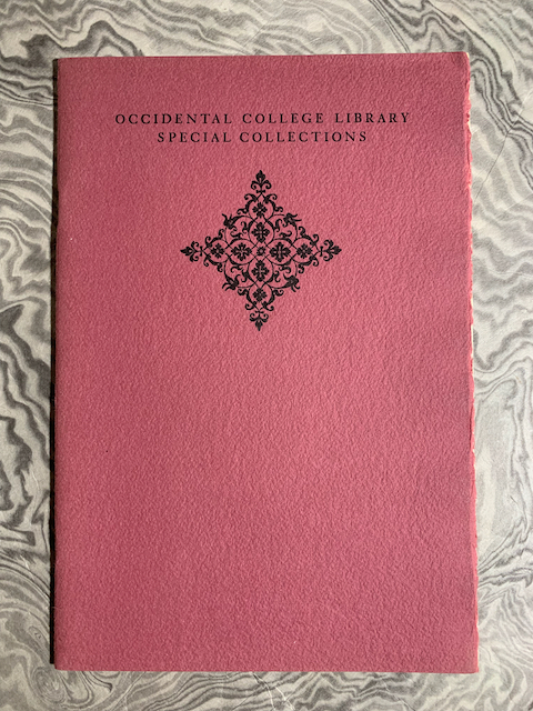 Occidental College Library. An Appreciation of the Founders and Donors