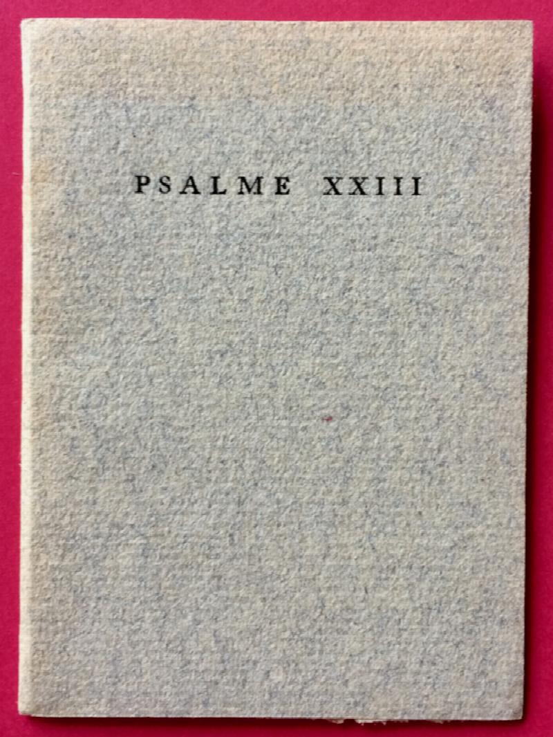 Image for Psalme XXIII from the Bay Psalm Book