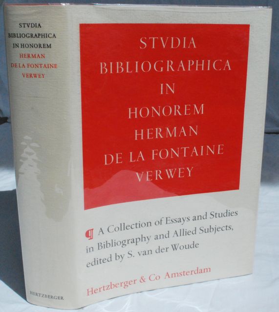 Image for Studia Bibliographica in Honorem Herman de la Fontaine Verwy.