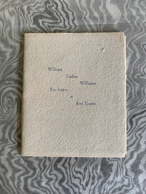 Two Letters to Ren Taupin