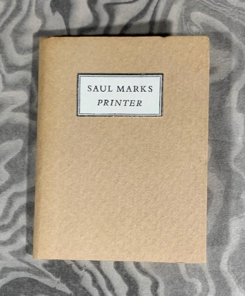Image for Saul Marks, Printer
