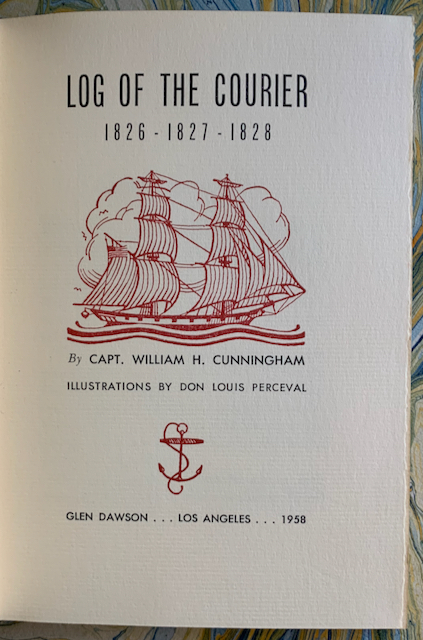 Image for Log of the Courier, 1826 - 1827 - 1828. Illustrations by Don Louis Perceval