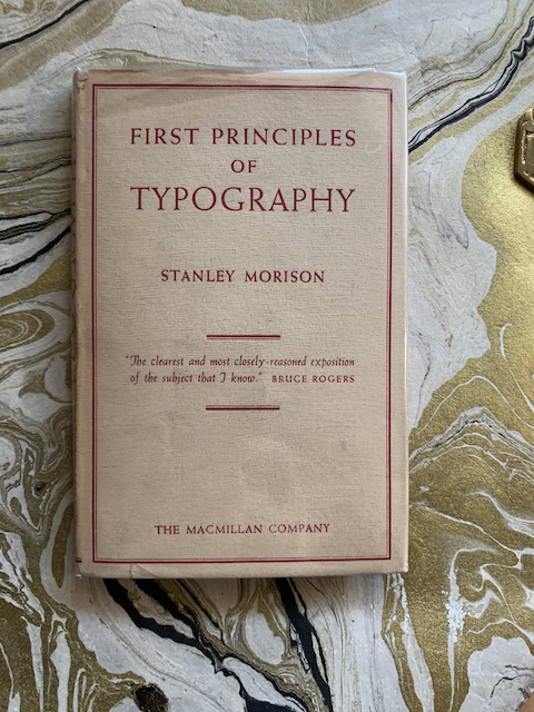 Image for First Principles of Typography
