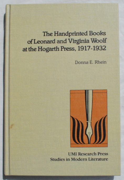 Image for The Handprinted Books of Leonard and Virginia Woolf at the Hogarth Press, 1917-1932.