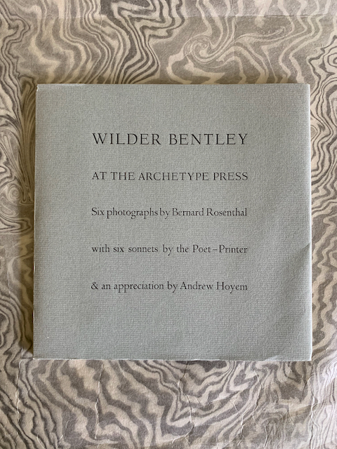 Image for Wilder Bentley the Elder at the Archetype Press Wilder Bentley the Elder at the Archetype Press