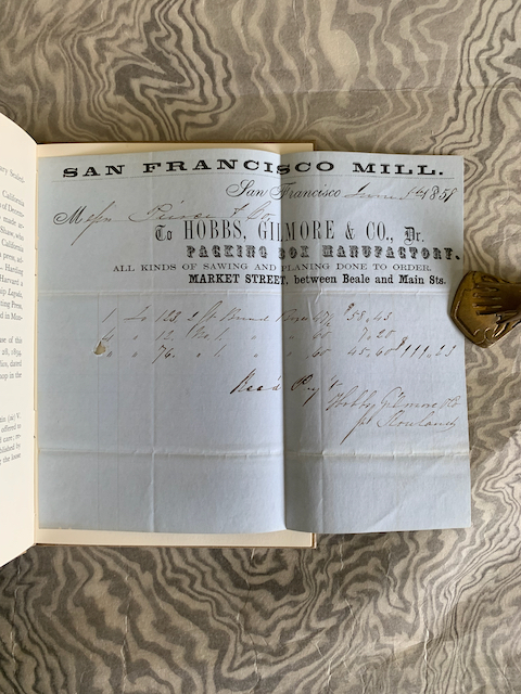 Original Example Job Printing in California. With Four Original Examples of Early ...