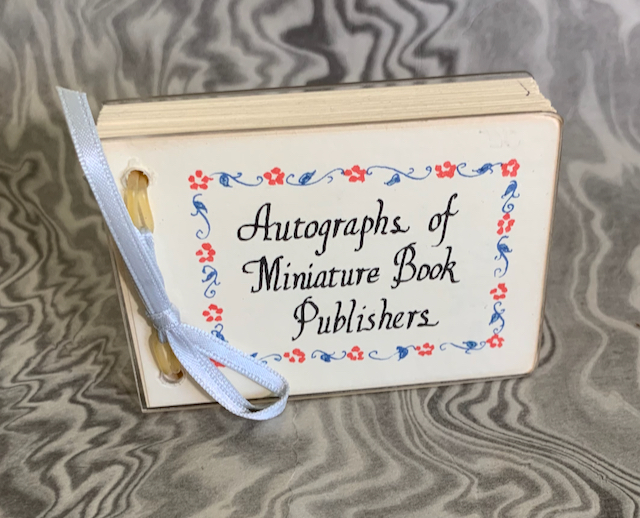 Autographs of Miniature Book Publishers
