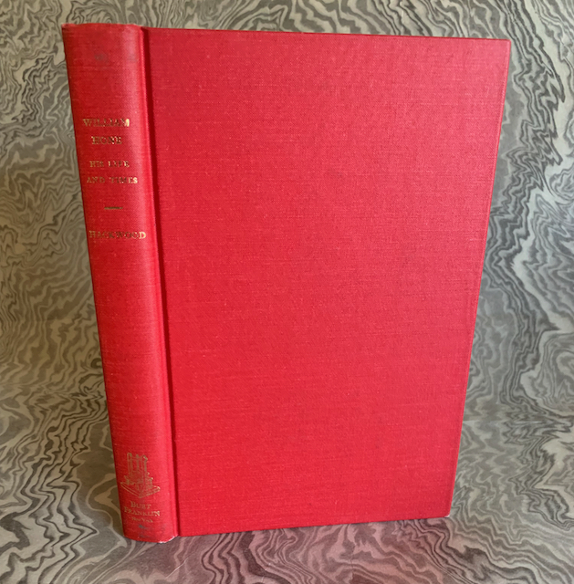 William Hone, His Life and Times