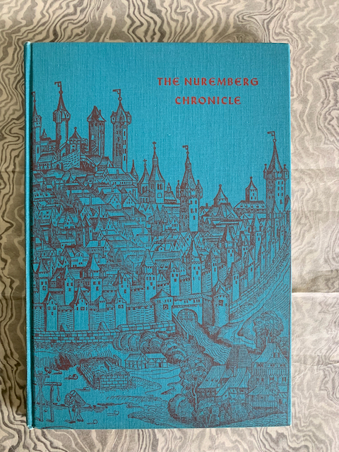 The Nuremberg Chronicle: A Pictorial World History from The Creation to 1493. A Monograph by Ellen Shaffer. With a Leaf from the Pirated Augsburg Latin Edition of 1497