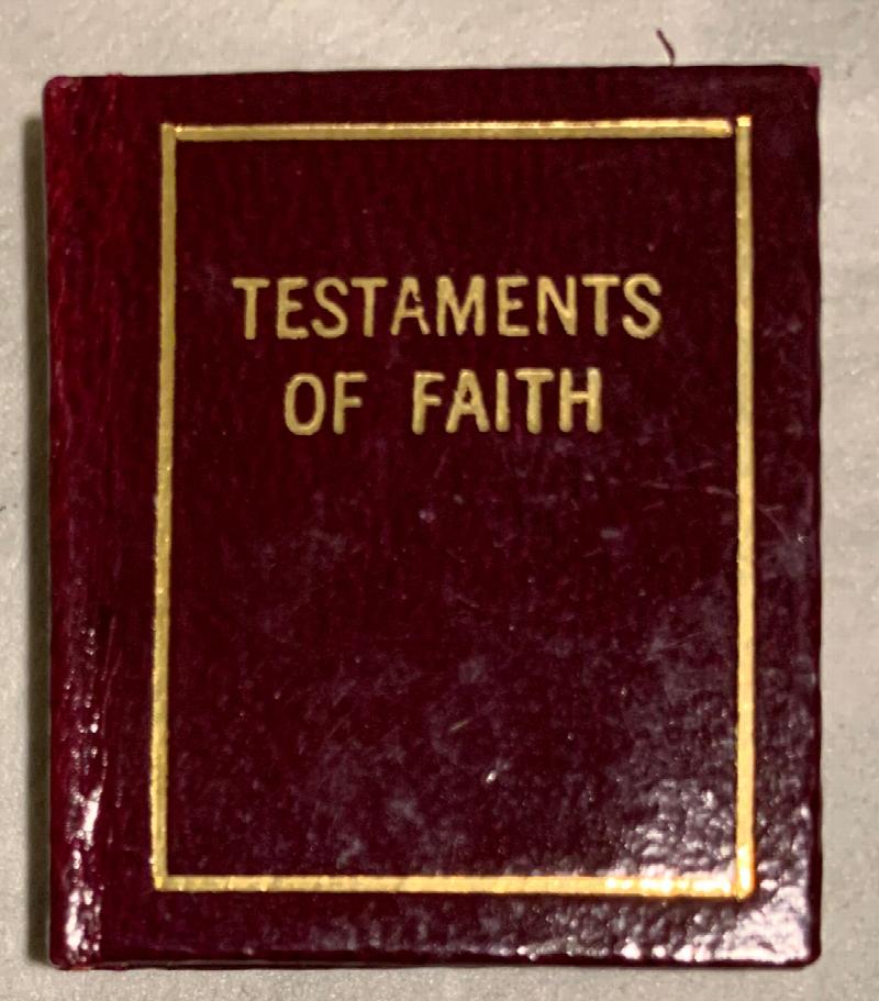 Image for Testaments of Faith, Issued in the Bicentennial Year, 1776-1976