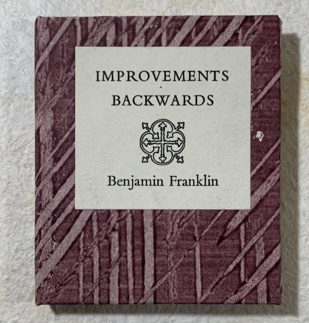 Image for Improvements Backwards: A Letter to Noah Webster