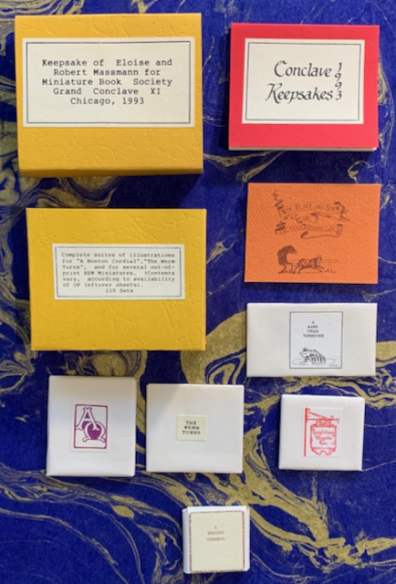 Keepsake of Eloise and Robert Massmann for Miniature Book Society Grand Conclave XI, Chicago, 1993 [Cover Title]