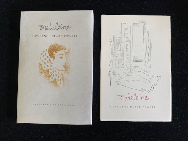 Madeleine. An Excerpt from The Blue Train with Stencil Illustrations by Vance Gerry