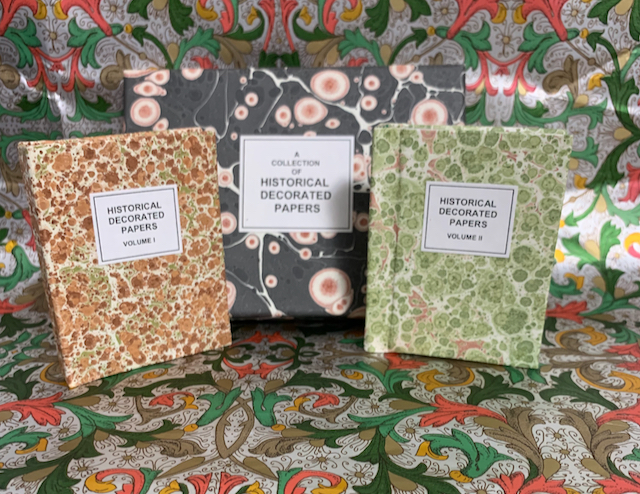 Image for A Collection of Historical Decorated Papers. A Miniature Book with 43 Historical Decorated Samples A Collection of Historical Decorated Papers. A Miniature Book with 43 Historical Decorated Samples
