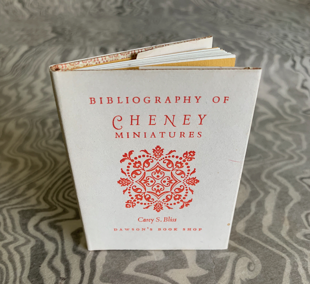 Bibliography of Cheney Miniatures