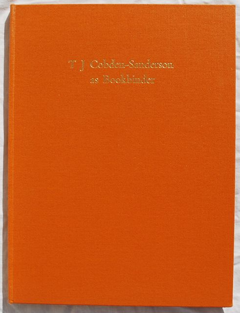 Image for T. J. Cobden-Sanderson as Bookbinder